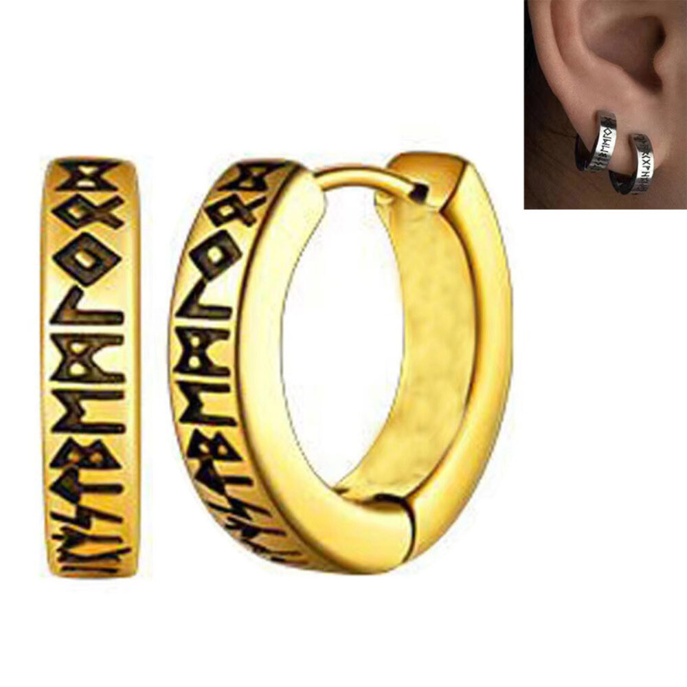 Unique Hipster Ear Ring Roman Numerals Boys Trend Letters